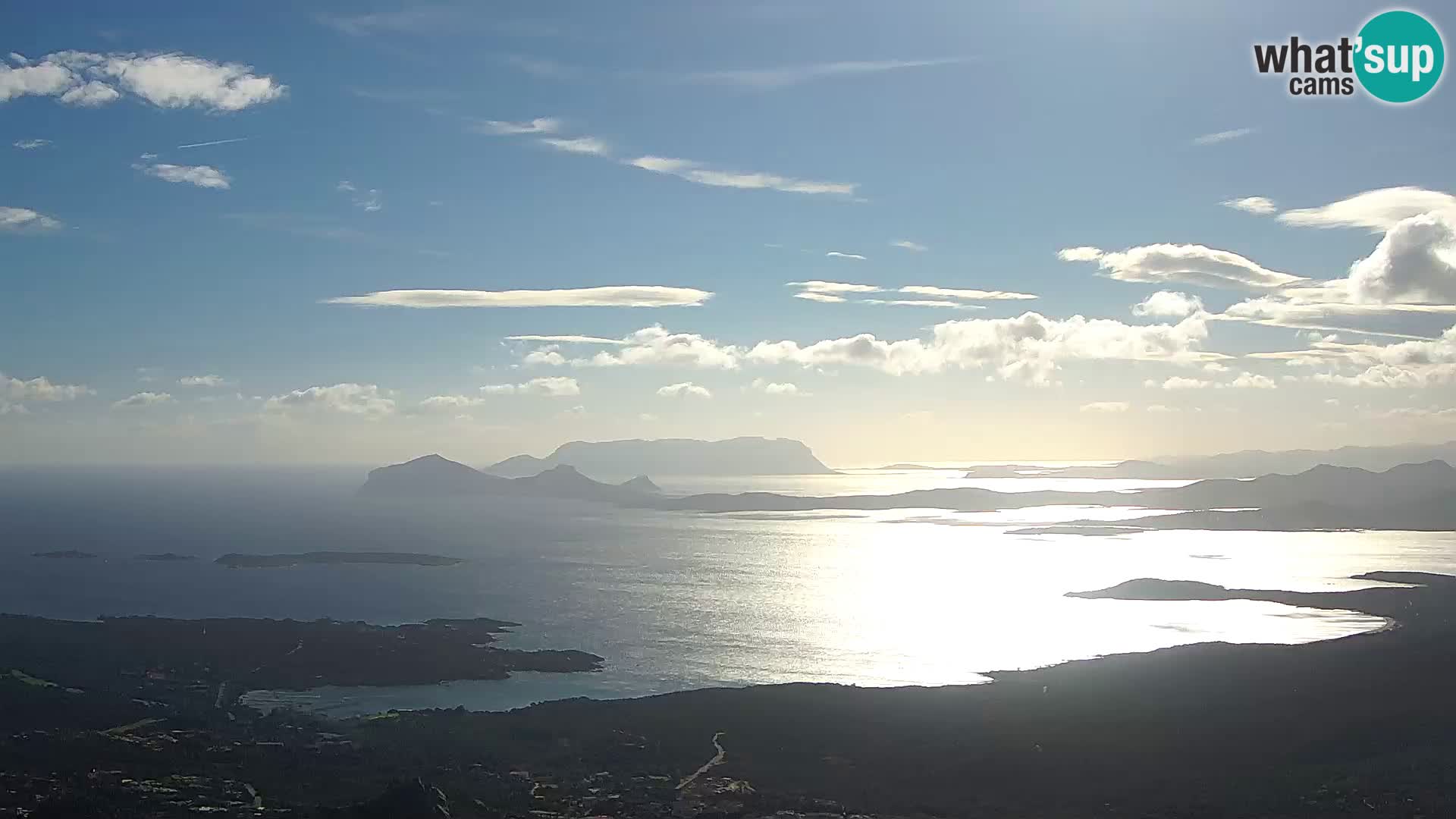 Monte Moro webcam Costa Smeralda vista panoramica Sardegna