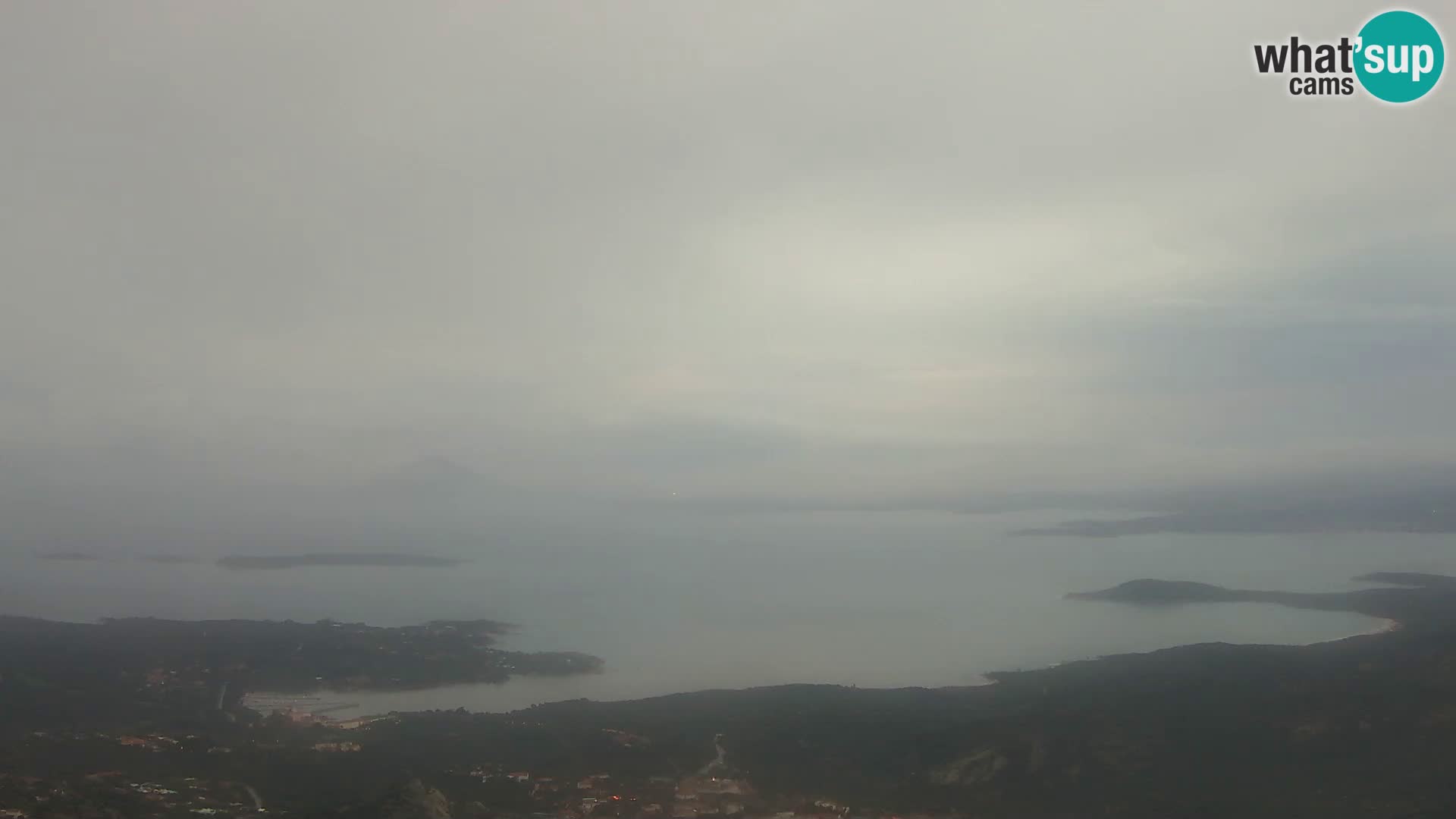Monte Moro camera en vivo Costa Smeralda vista panorámica Cerdeña