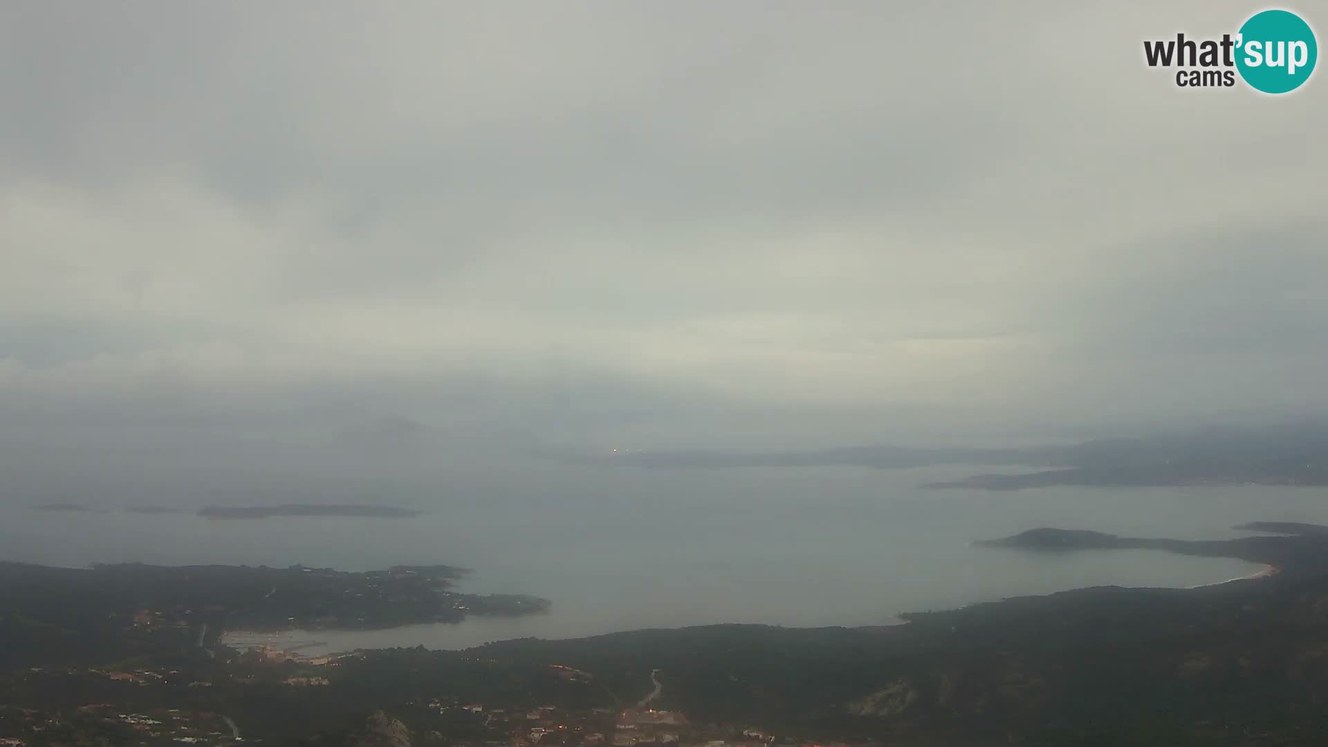 Monte Moro webcam Costa Smeralda panoramic view Sardinia