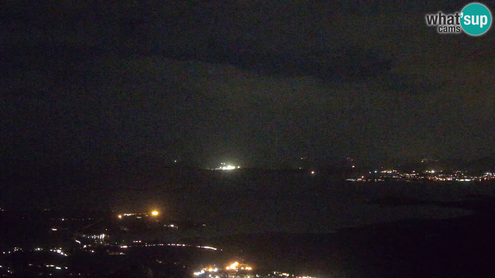 Monte Moro spletna kamera Costa Smeralda panoramski pogled na Sardinijo