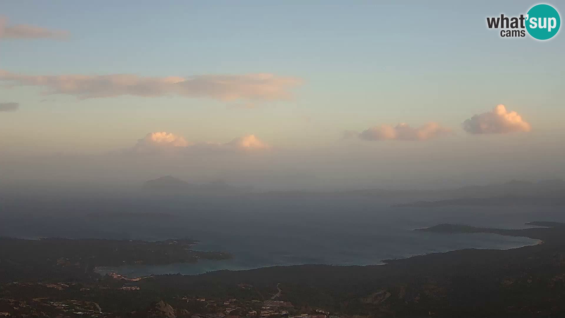 Monte Moro webcam Costa Smeralda panoramic view Sardinia