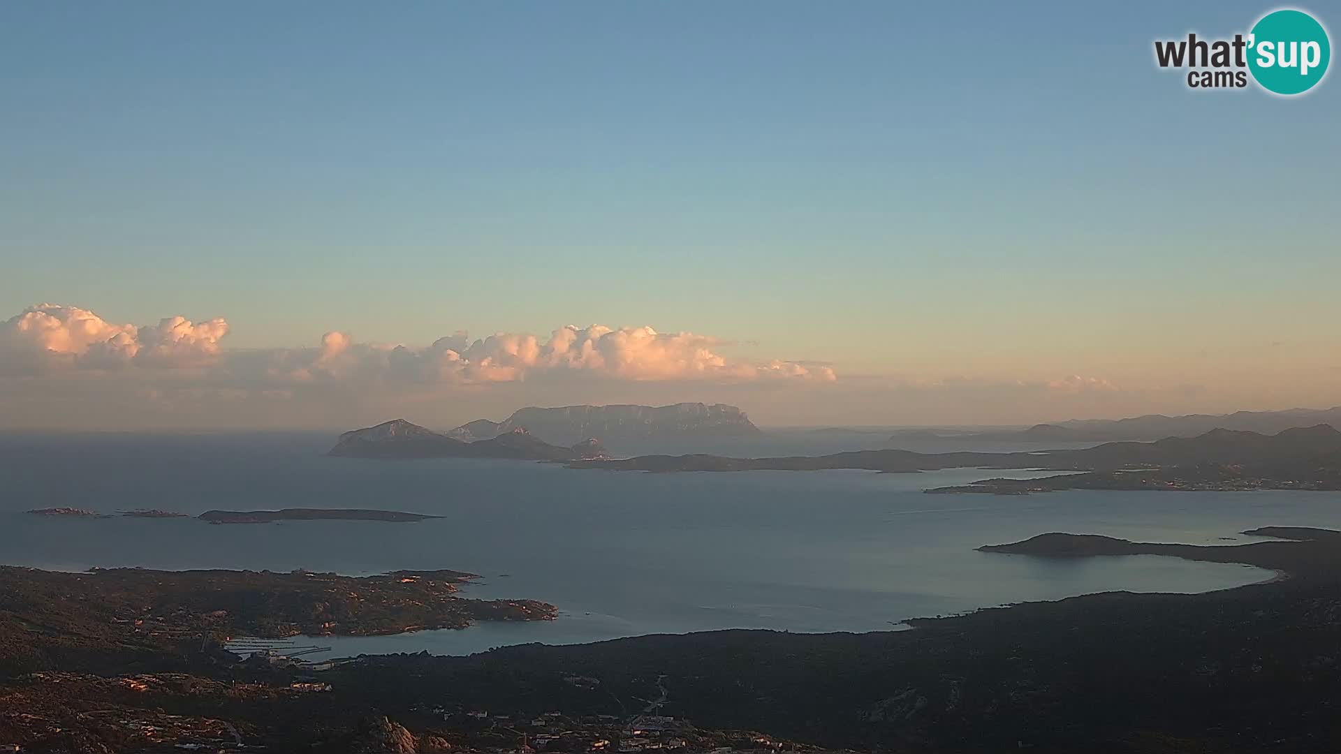 Monte Moro webcam Costa Smeralda vista panoramica Sardegna