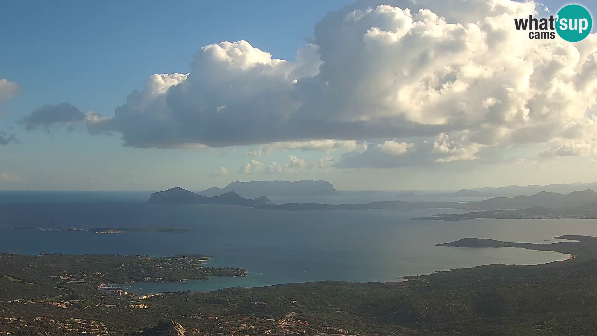 Monte Moro webcam Costa Smeralda vista panoramica Sardegna
