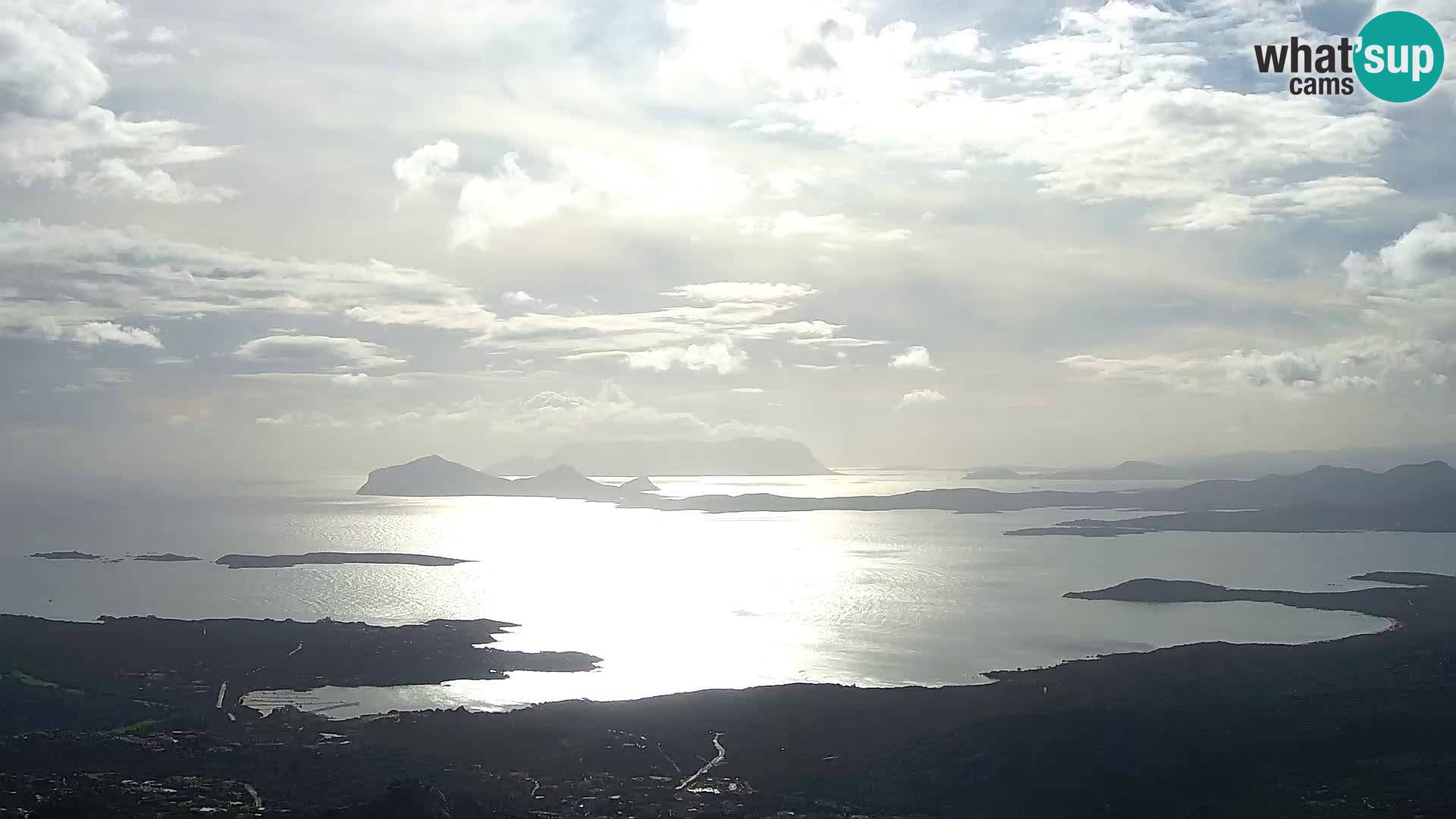 Monte Moro webcam Costa Smeralda panoramic view Sardinia