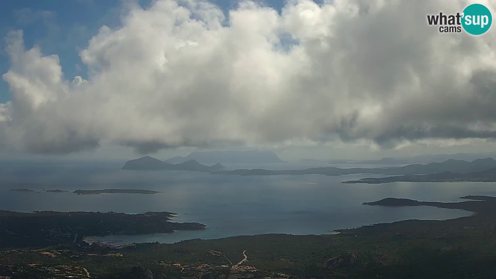 Monte Moro web kamera Costa Smeralda panoramski pogled na Sardiniju