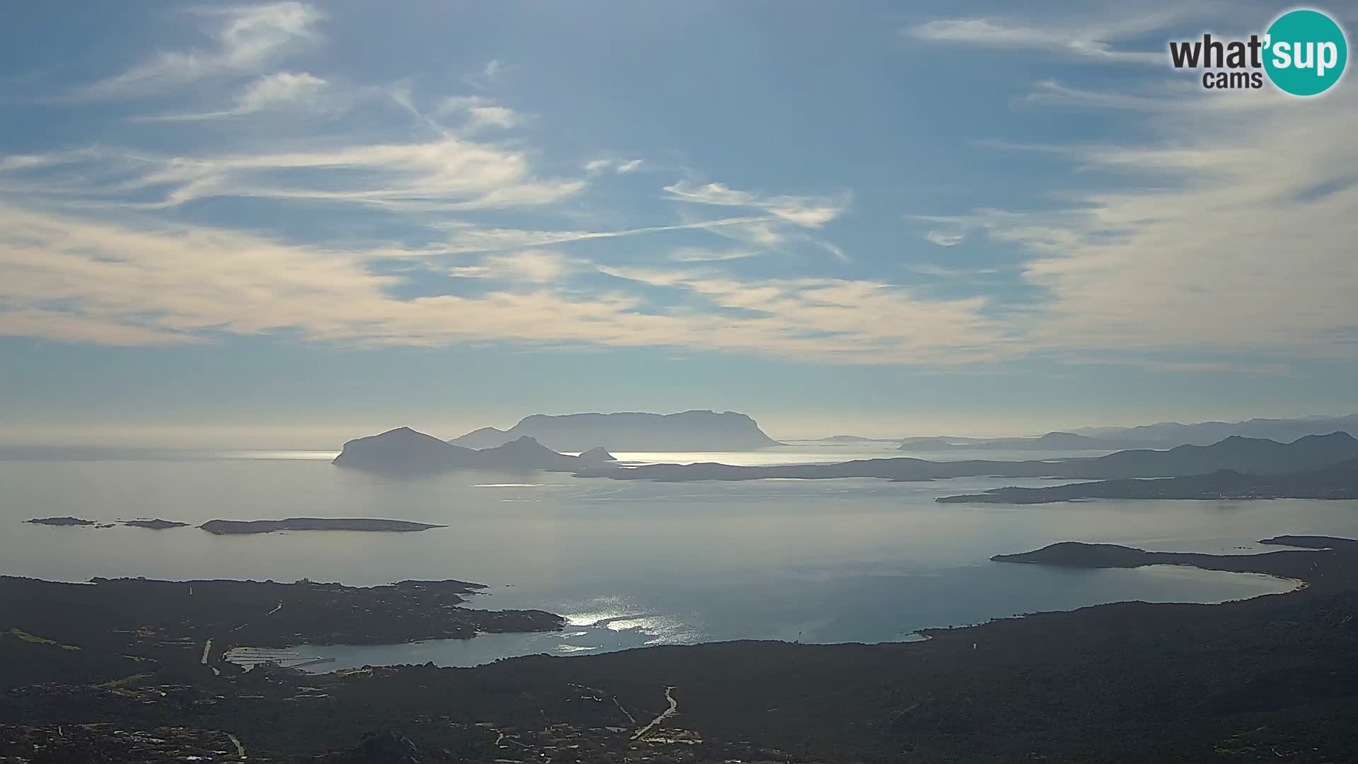 Monte Moro live cam Costa Smeralda Panoramablick Sardinien
