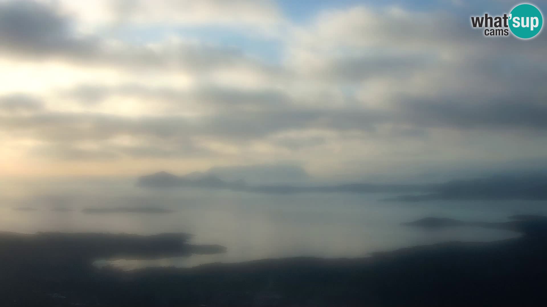 Monte Moro spletna kamera Costa Smeralda panoramski pogled na Sardinijo
