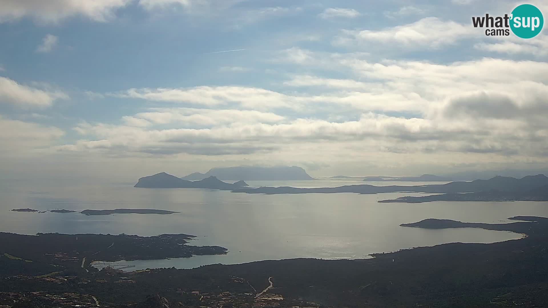 Monte Moro webcam Costa Smeralda vista panoramica Sardegna