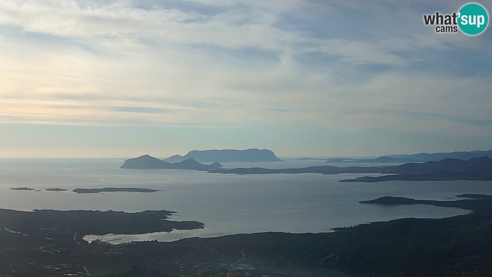 Monte Moro webcam Costa Smeralda vista panoramica Sardegna