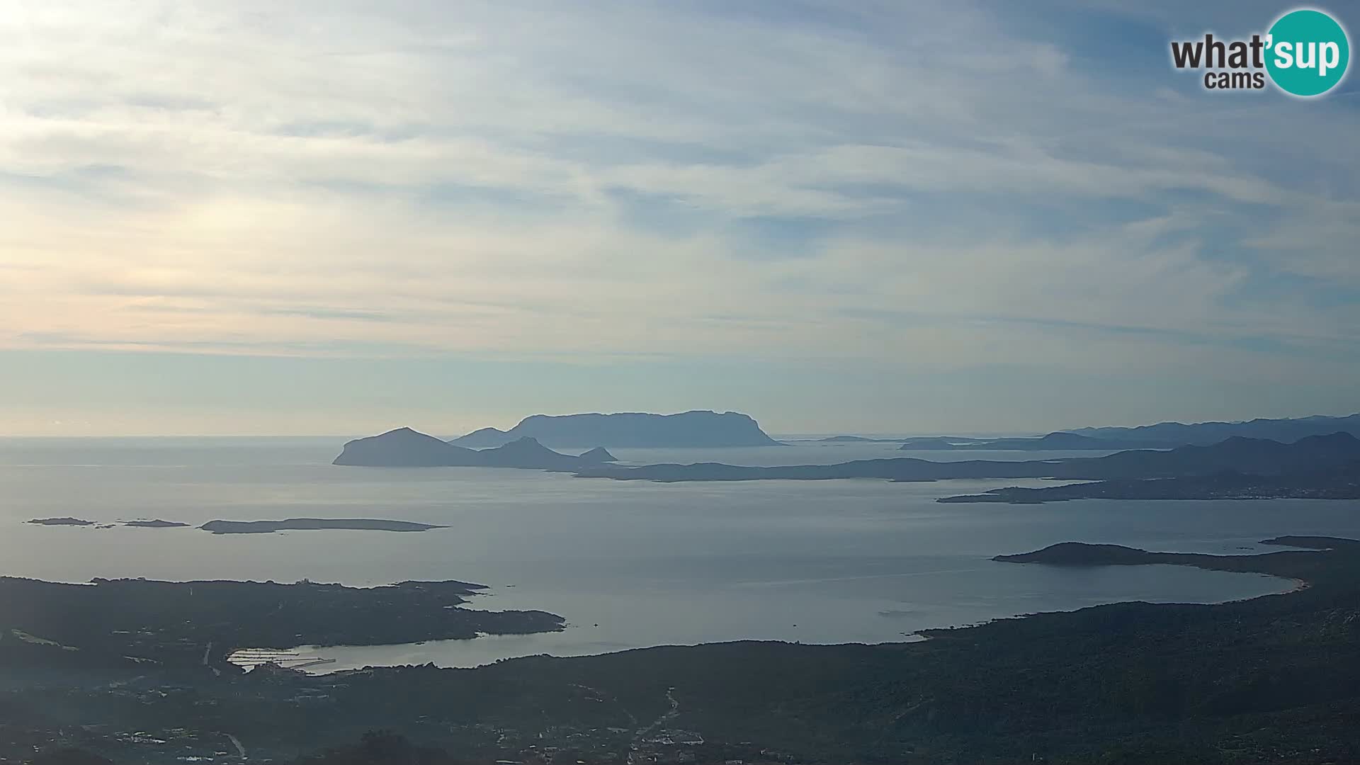 Monte Moro livecam Costa Smeralda vue panoramique Sardaigne