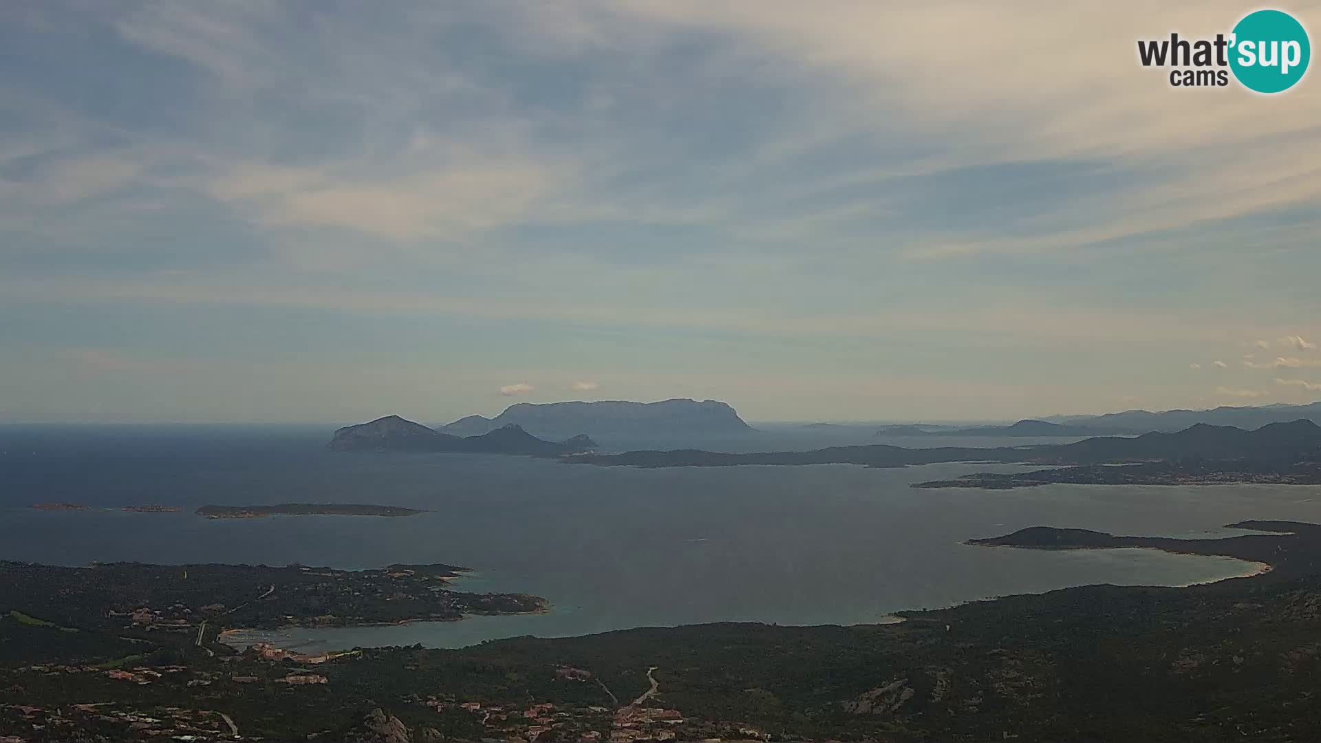 Monte Moro webcam Costa Smeralda panoramic view Sardinia