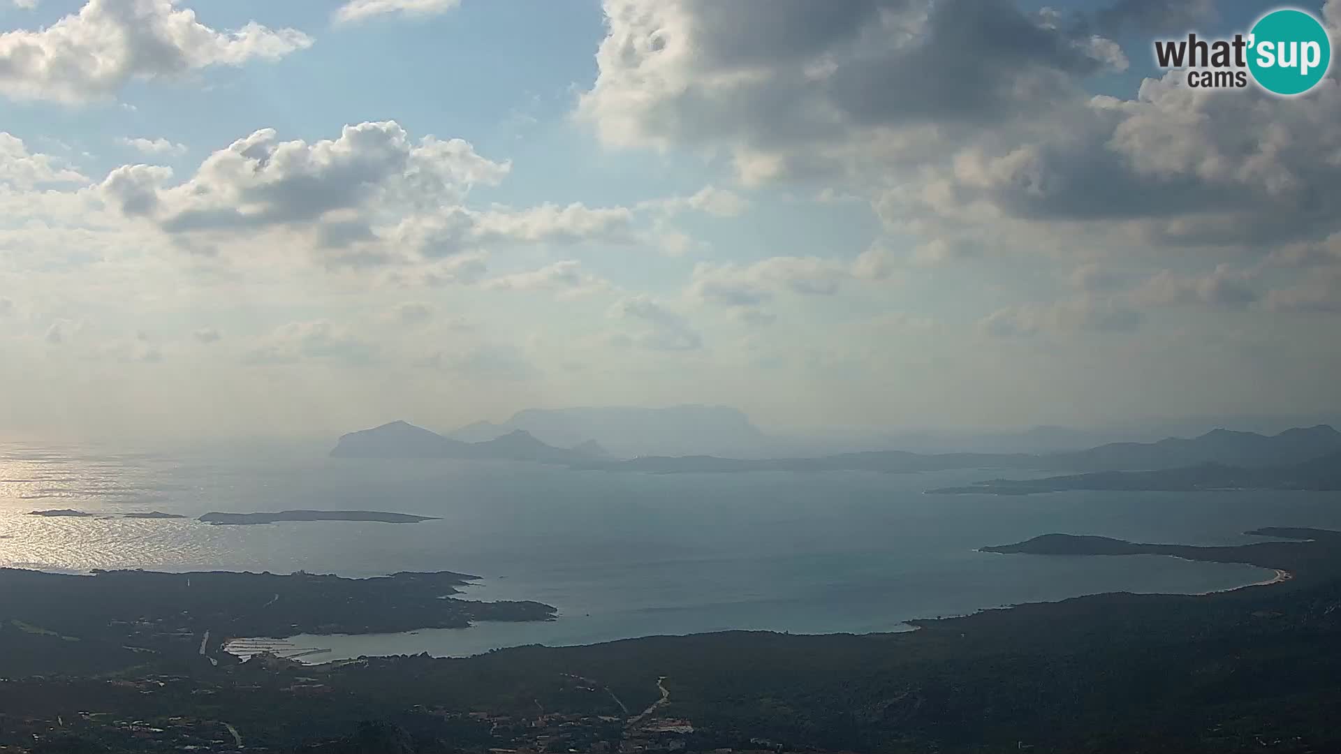 Monte Moro webcam Costa Smeralda panoramic view Sardinia
