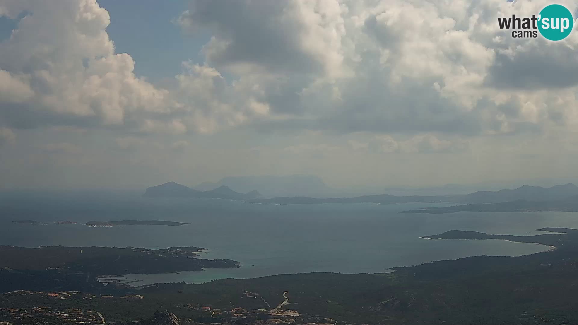 Monte Moro live cam Costa Smeralda Panoramablick Sardinien