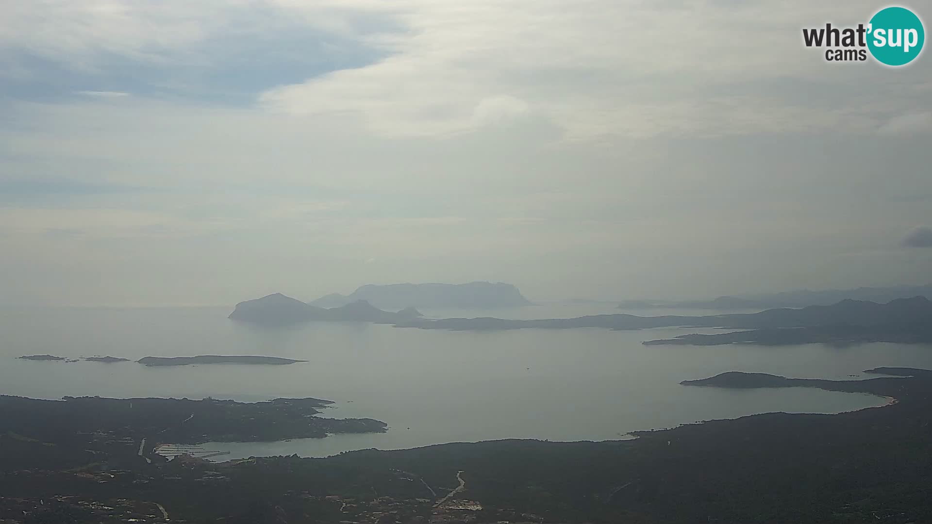 Monte Moro live cam Costa Smeralda Panoramablick Sardinien
