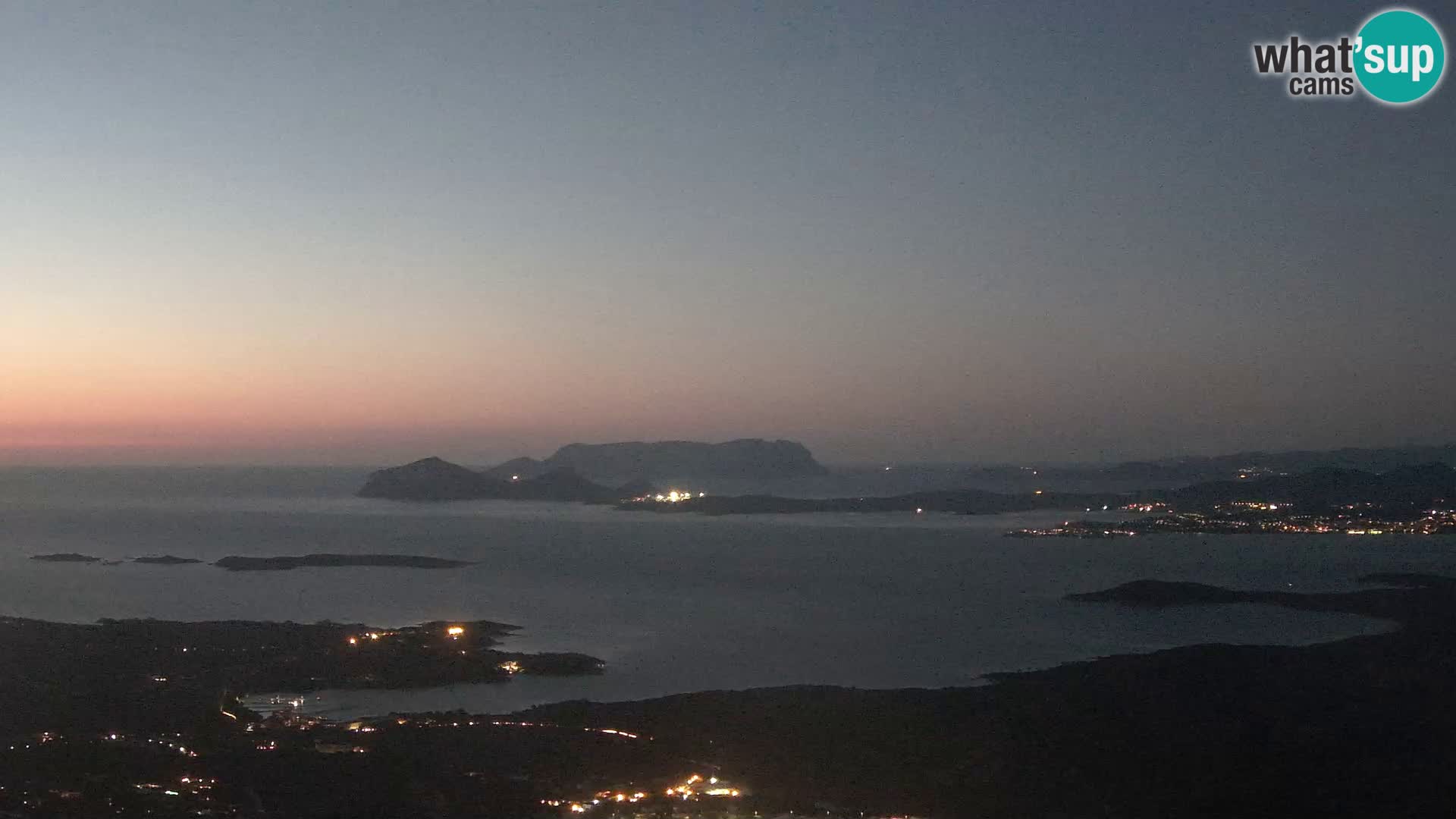Monte Moro webcam Costa Smeralda panoramic view Sardinia