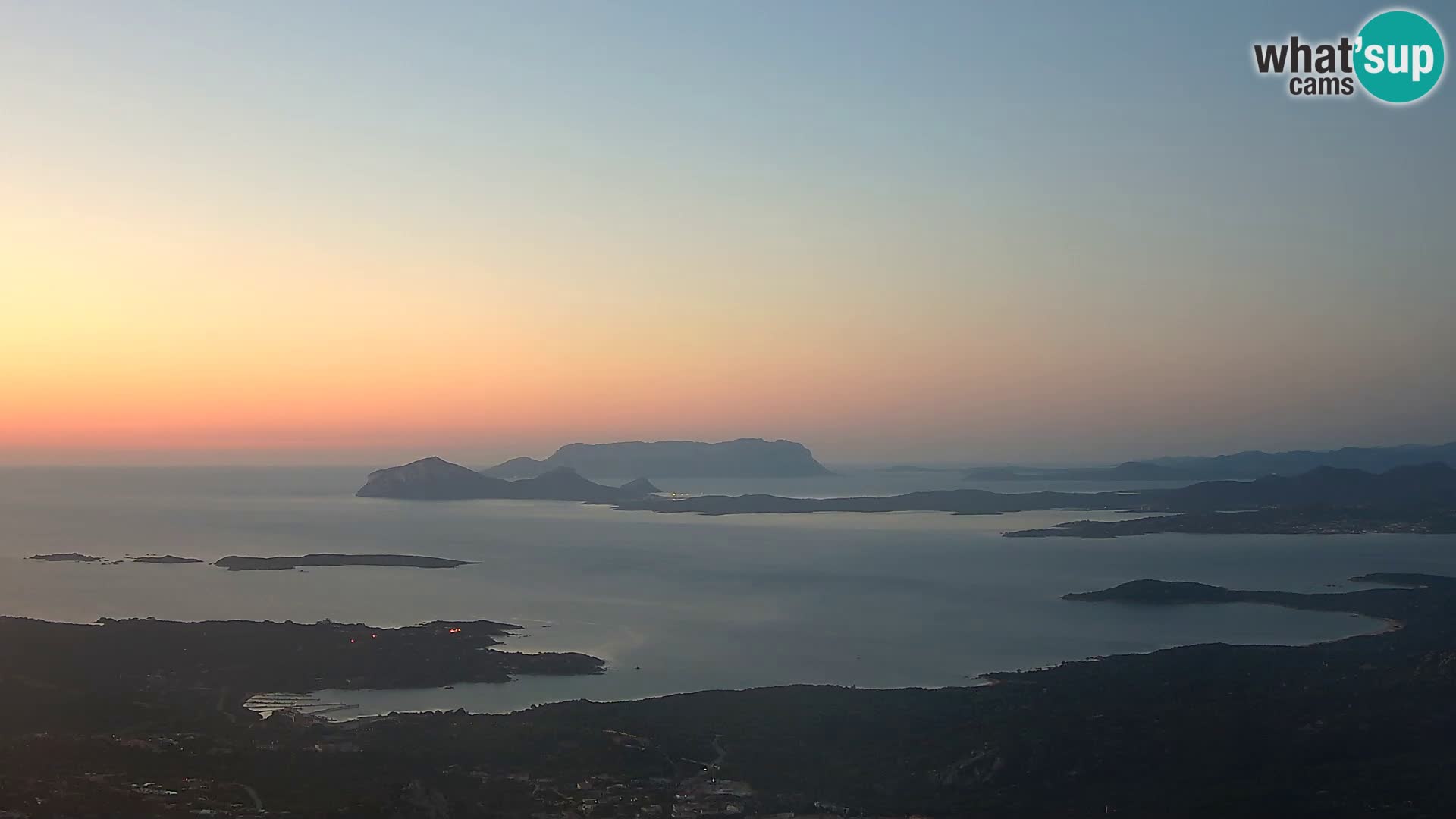 Monte Moro livecam Costa Smeralda vue panoramique Sardaigne