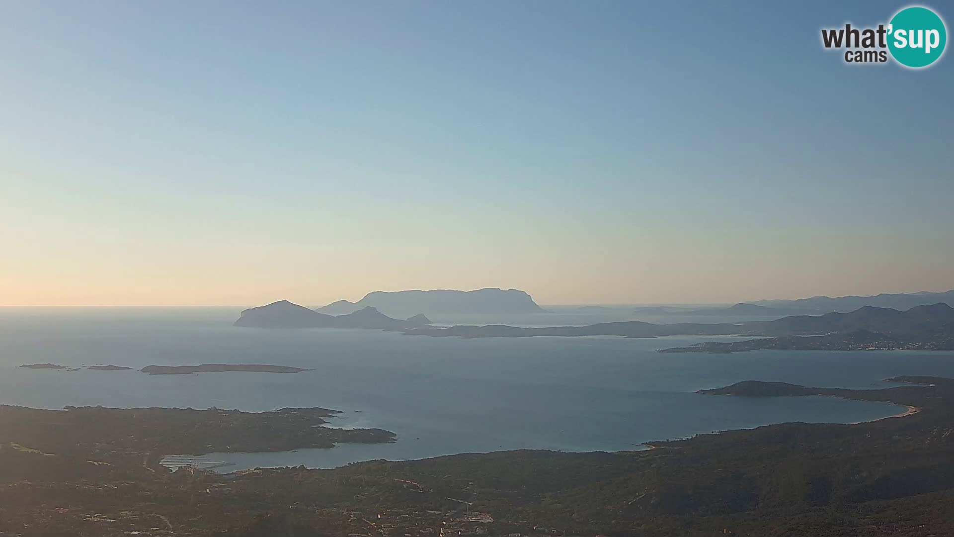 Monte Moro livecam Costa Smeralda vue panoramique Sardaigne