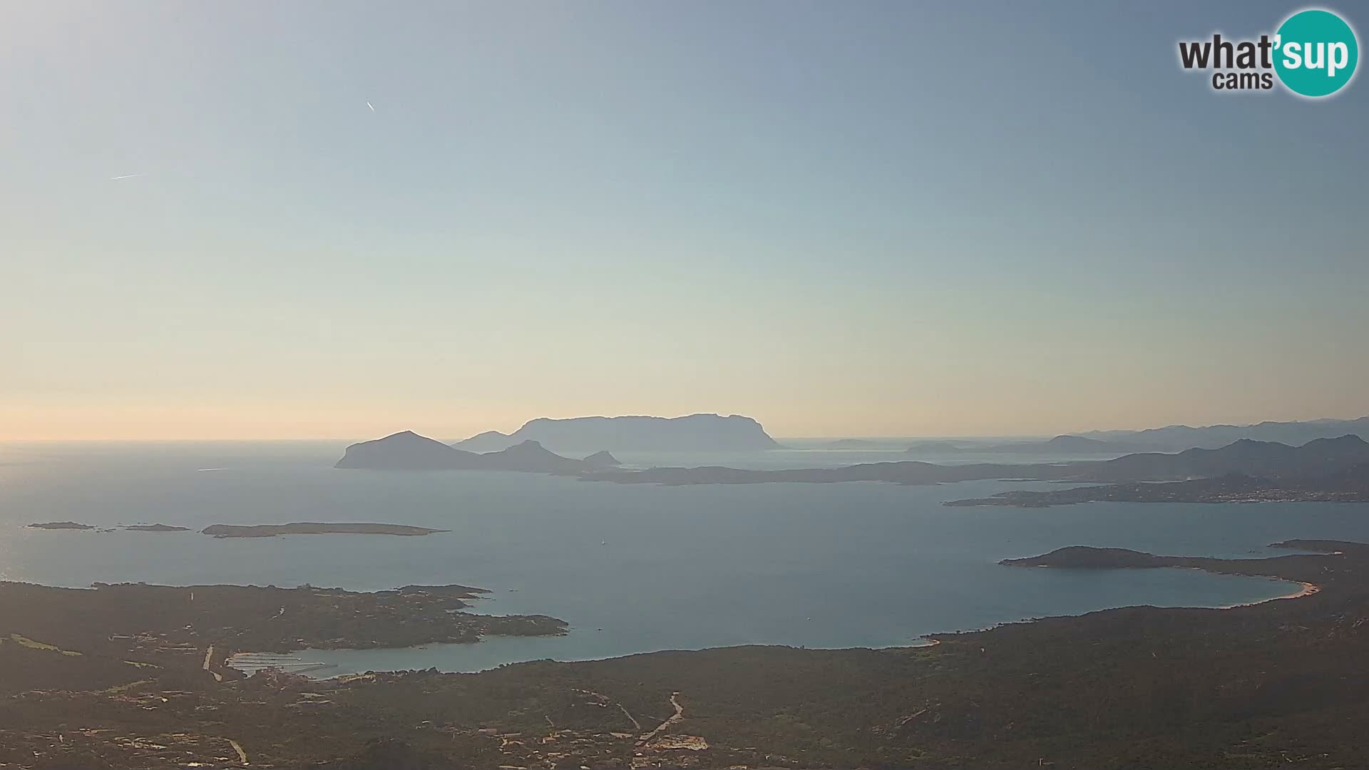 Monte Moro live cam Costa Smeralda Panoramablick Sardinien