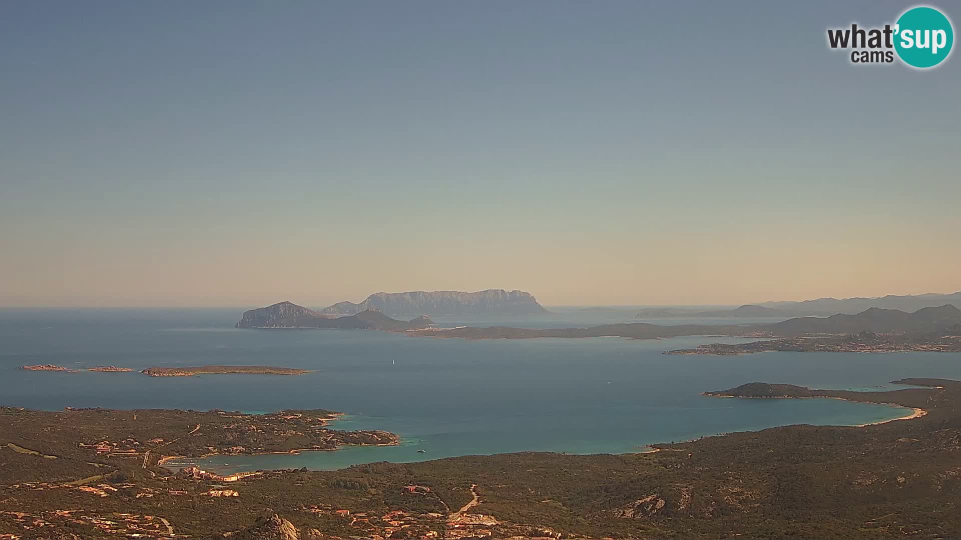 Monte Moro web kamera Costa Smeralda panoramski pogled na Sardiniju
