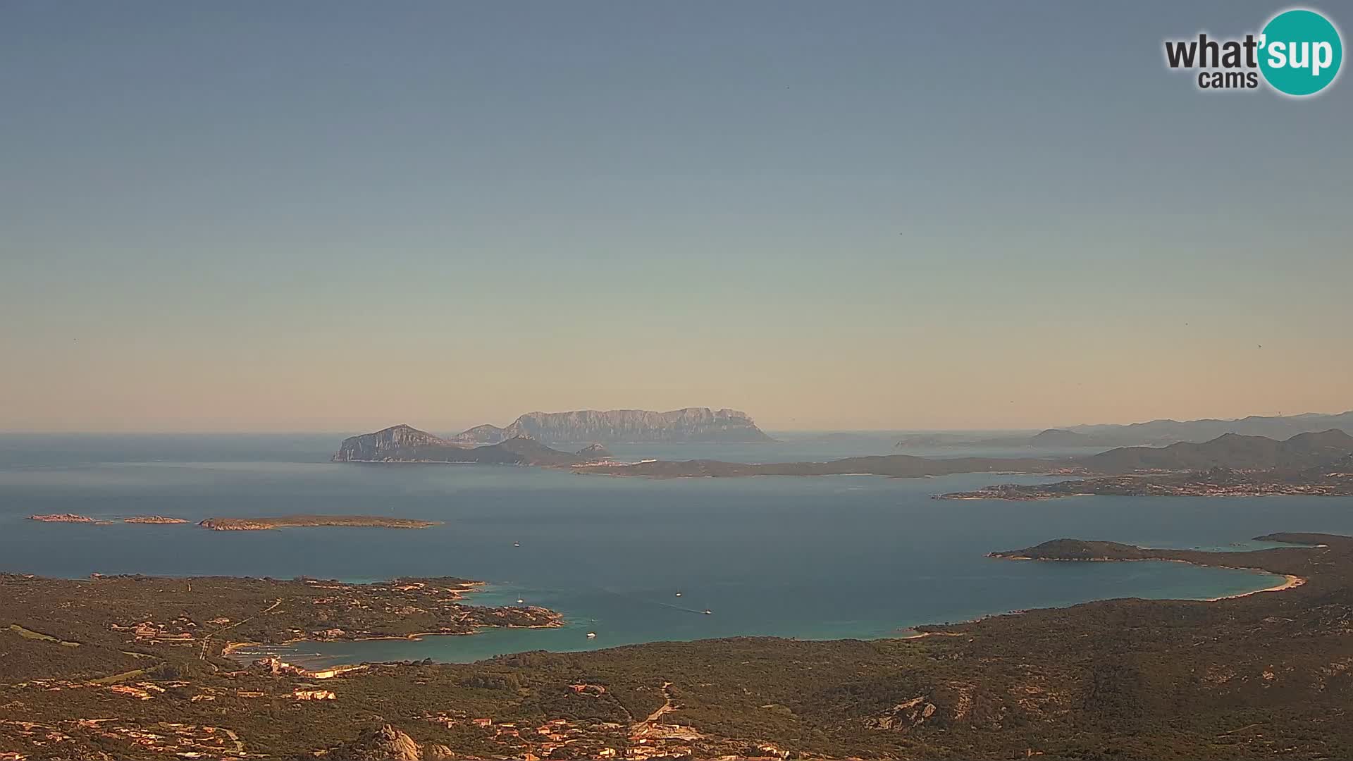 Monte Moro live cam Costa Smeralda Panoramablick Sardinien