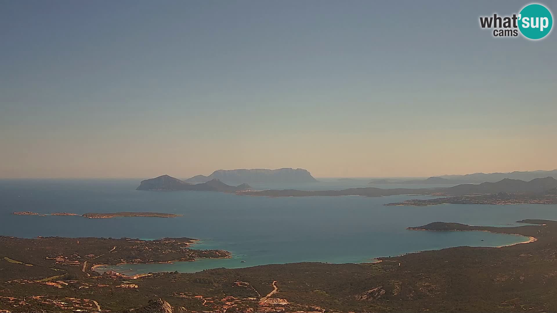 Monte Moro webcam Costa Smeralda vista panoramica Sardegna