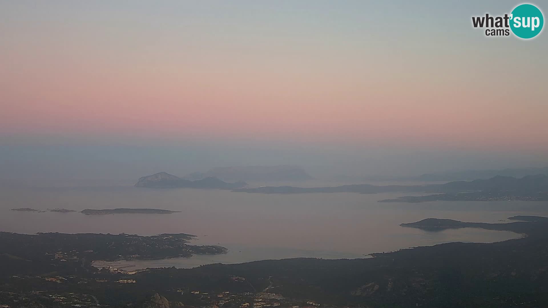 Monte Moro webcam Costa Smeralda vista panoramica Sardegna