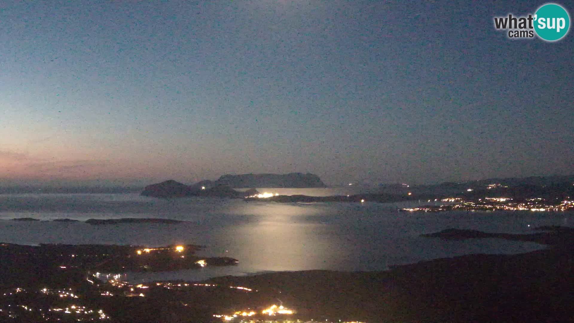 Monte Moro web kamera Costa Smeralda panoramski pogled na Sardiniju