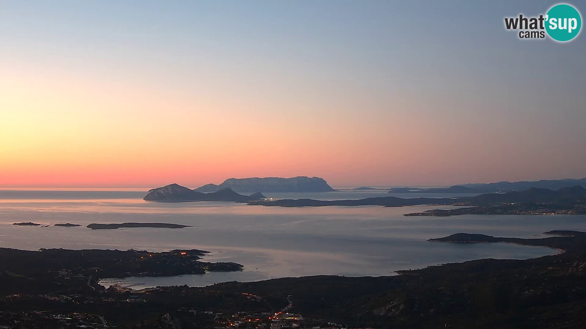 Monte Moro web kamera Costa Smeralda panoramski pogled na Sardiniju