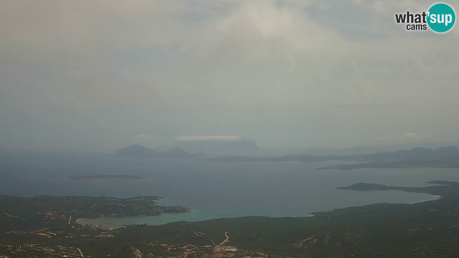 Monte Moro webcam Costa Smeralda vista panoramica Sardegna