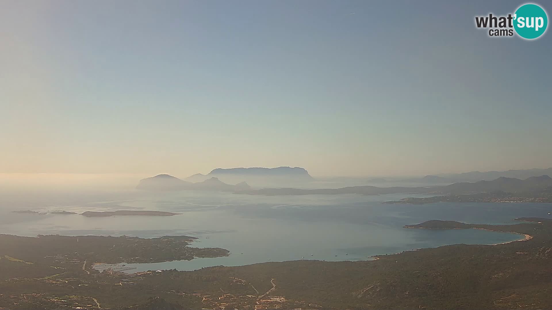 Monte Moro camera en vivo Costa Smeralda vista panorámica Cerdeña