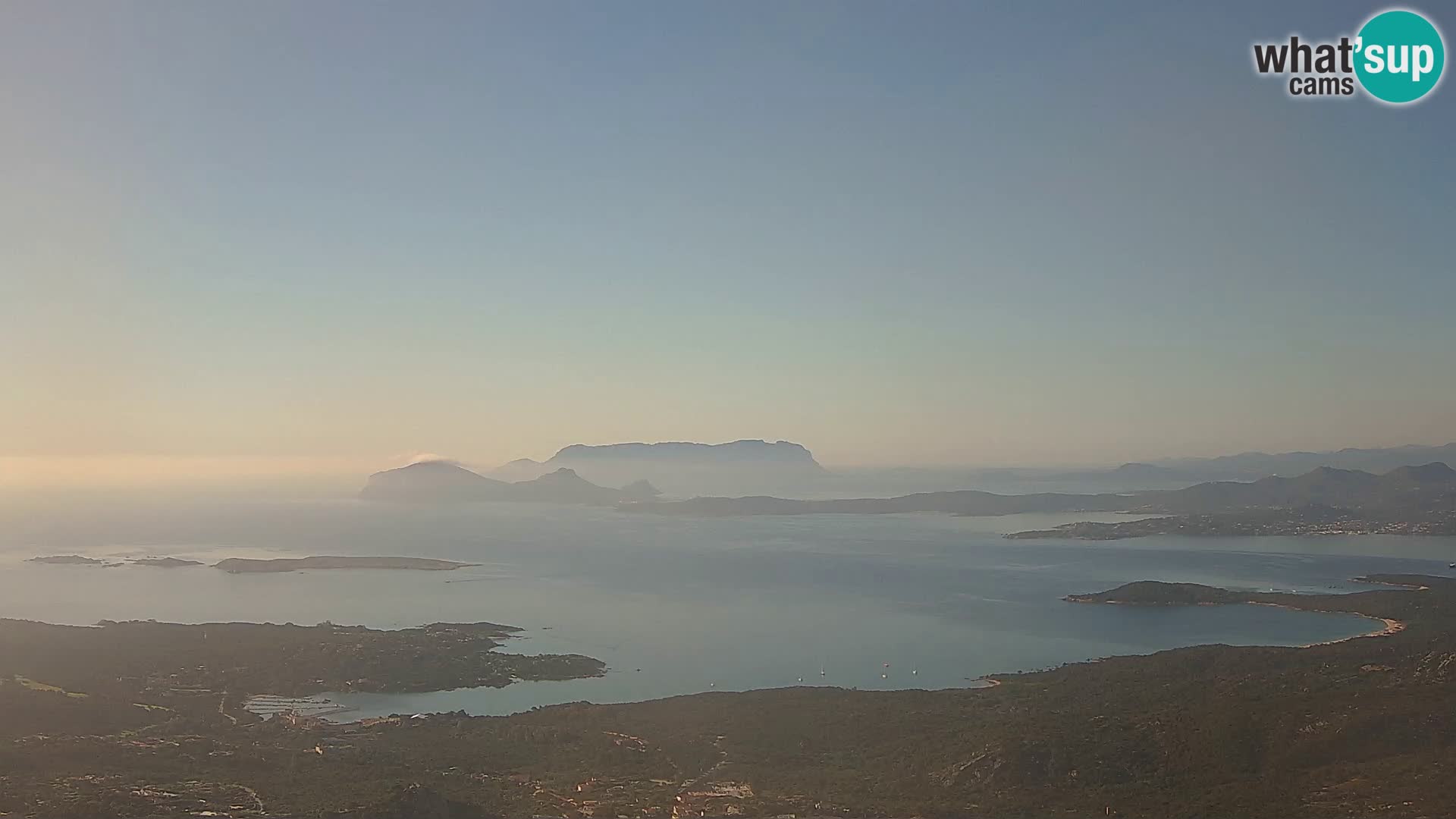 Monte Moro live cam Costa Smeralda Panoramablick Sardinien