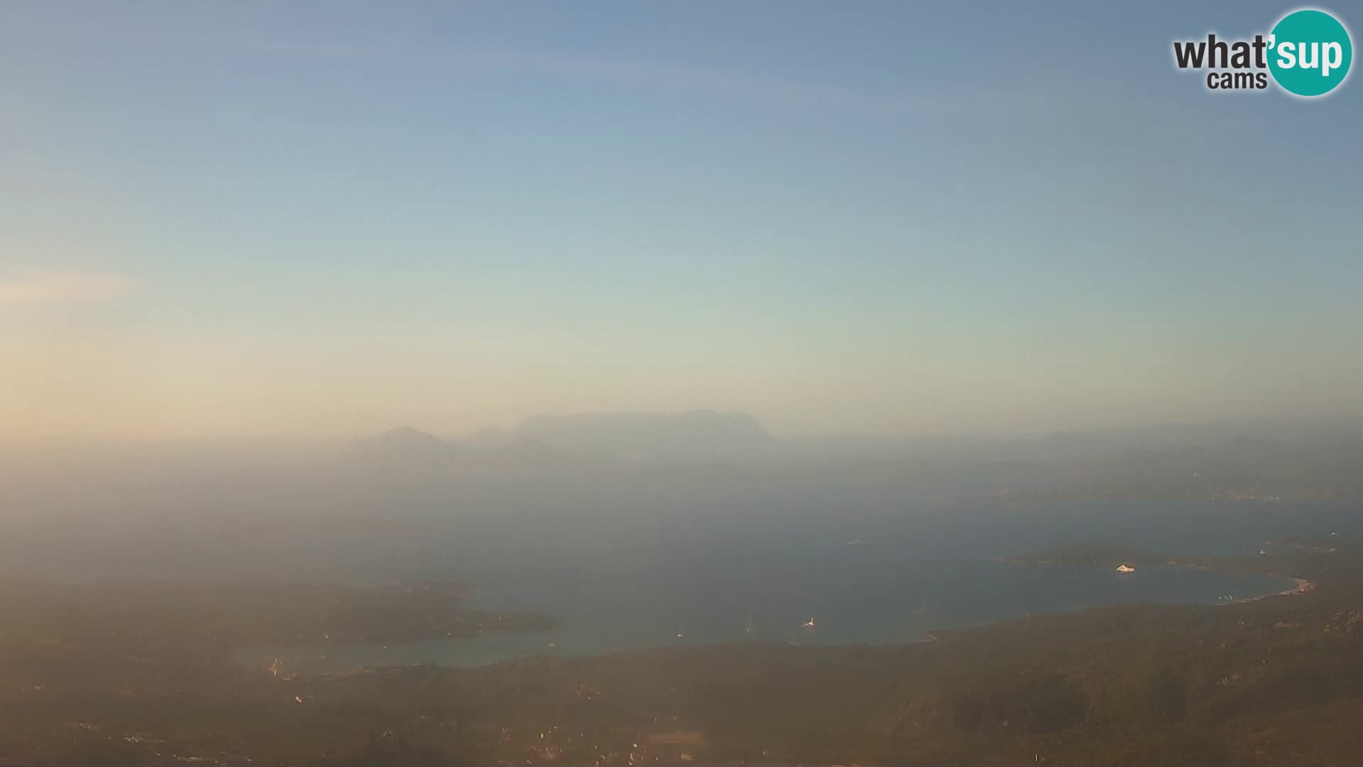 Monte Moro webcam Costa Smeralda panoramic view Sardinia