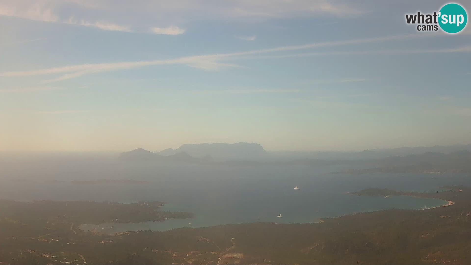 Monte Moro webcam Costa Smeralda vista panoramica Sardegna