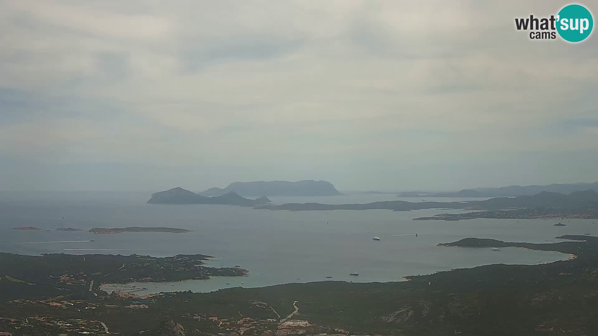 Monte Moro livecam Costa Smeralda vue panoramique Sardaigne