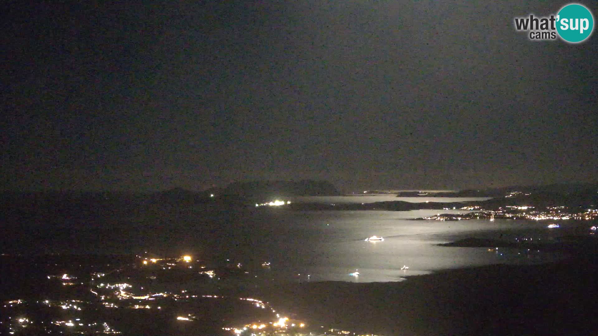 Monte Moro spletna kamera Costa Smeralda panoramski pogled na Sardinijo