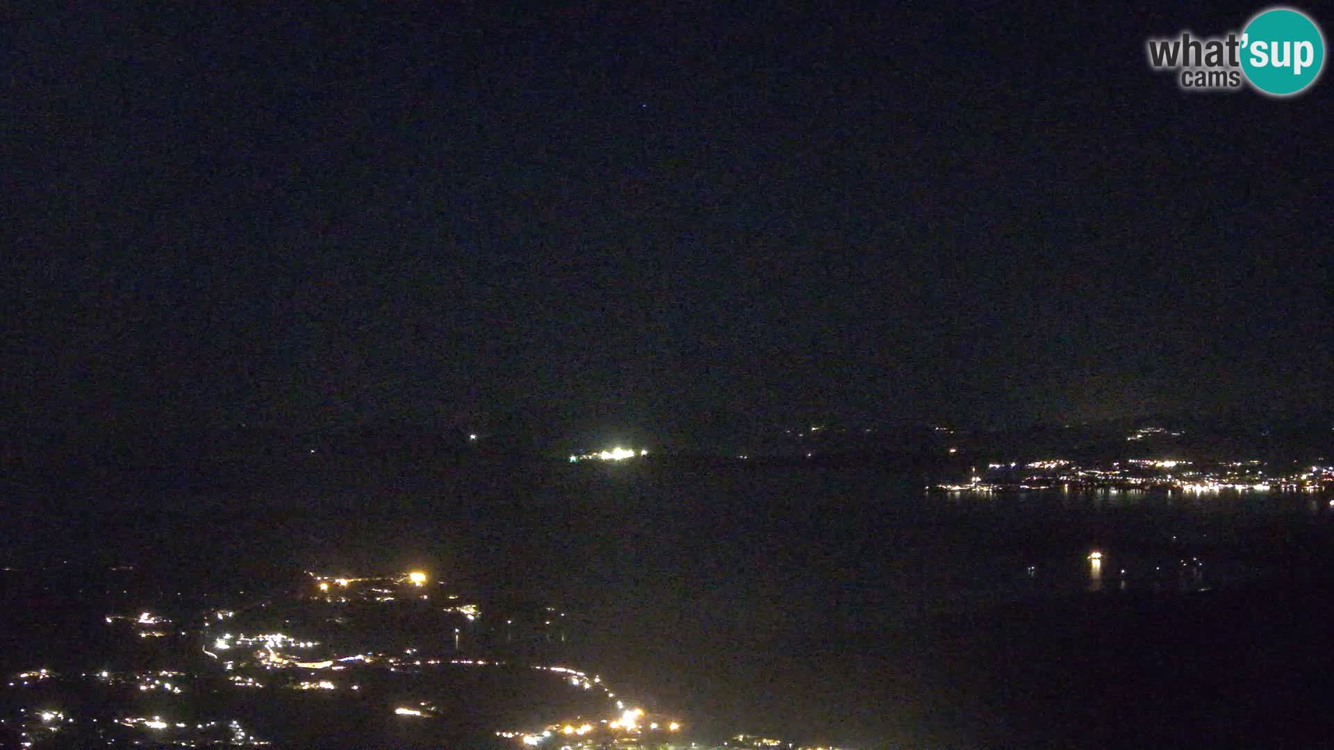 Monte Moro spletna kamera Costa Smeralda panoramski pogled na Sardinijo