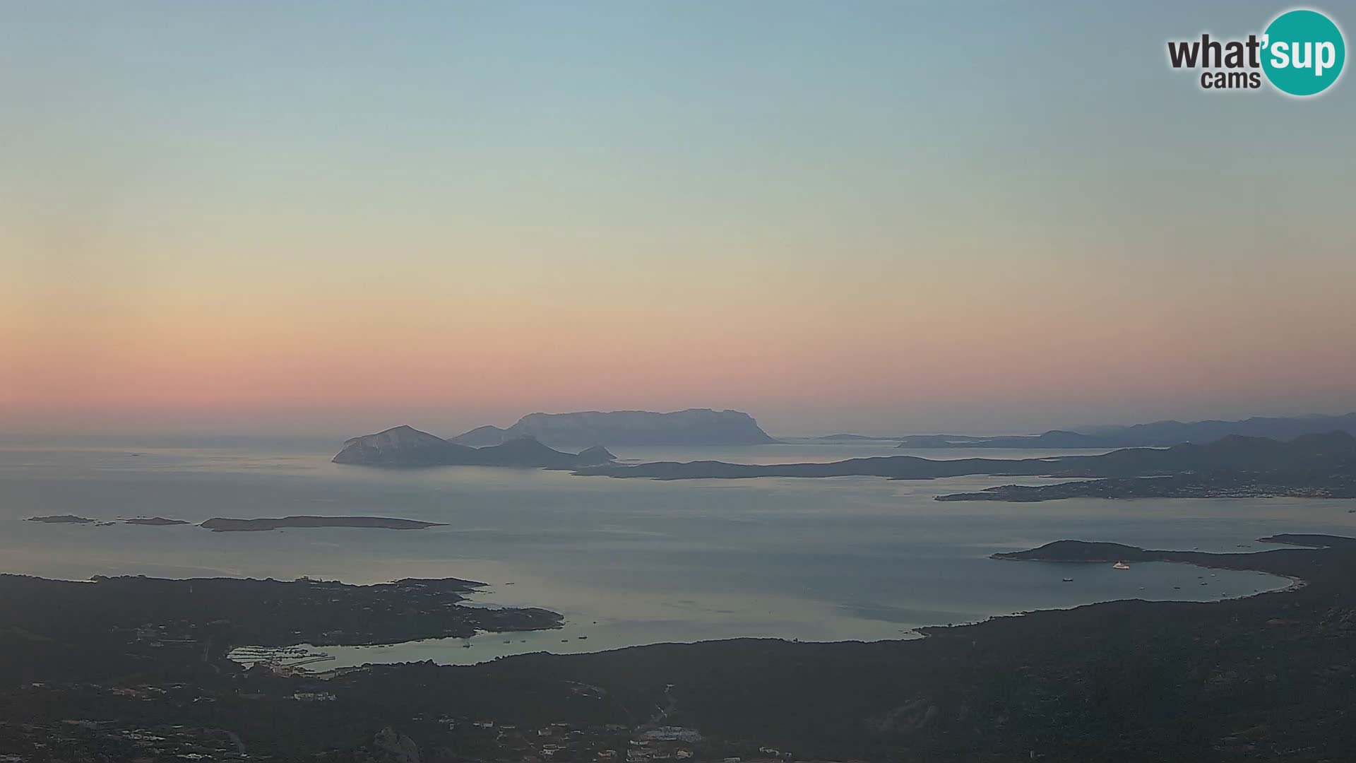 Monte Moro web kamera Costa Smeralda panoramski pogled na Sardiniju