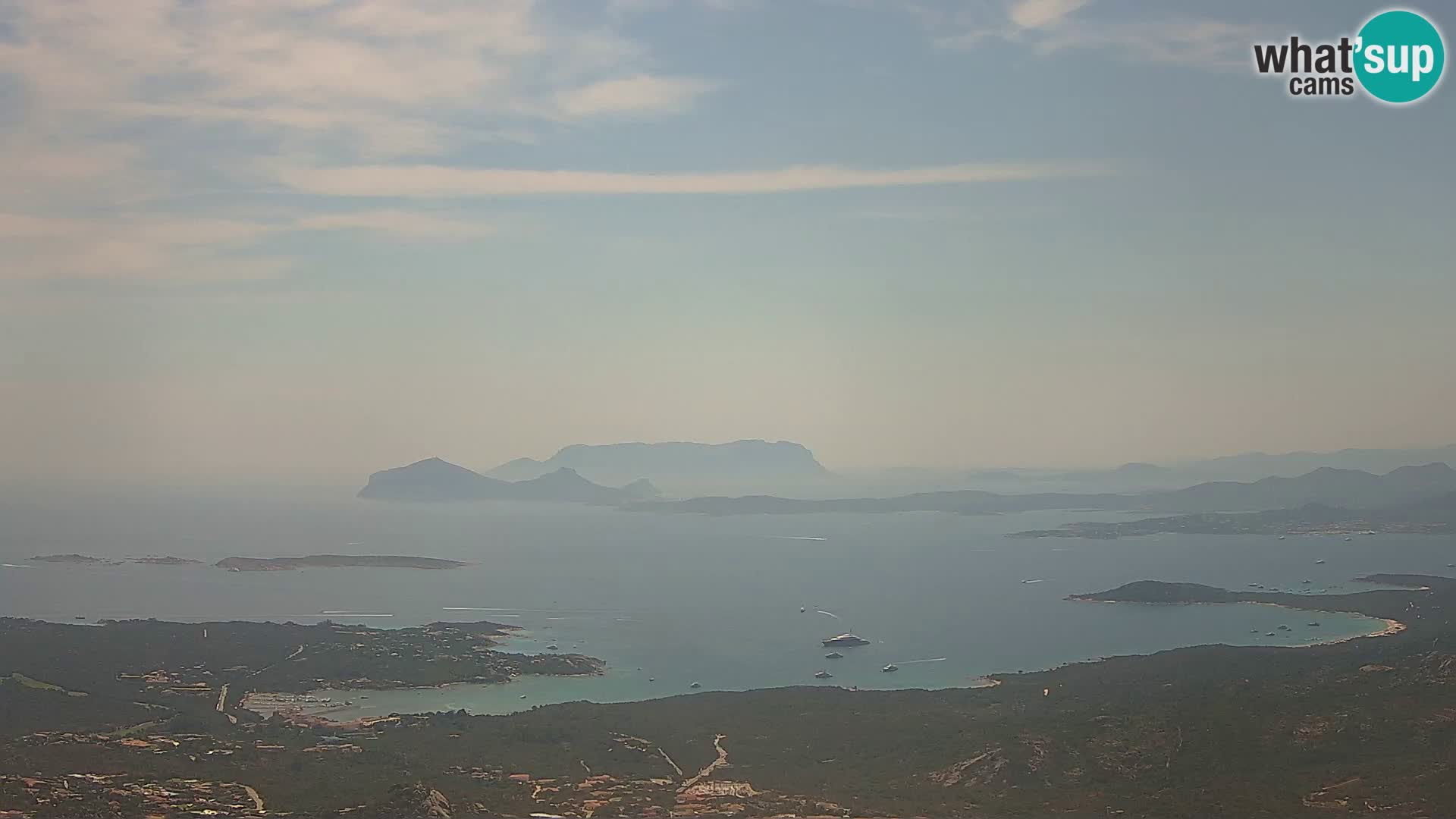 Monte Moro webcam Costa Smeralda vista panoramica Sardegna