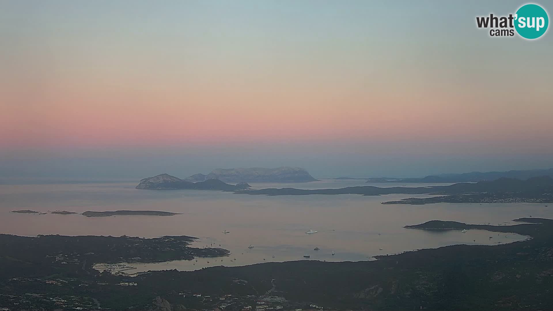 Monte Moro webcam Costa Smeralda vista panoramica Sardegna