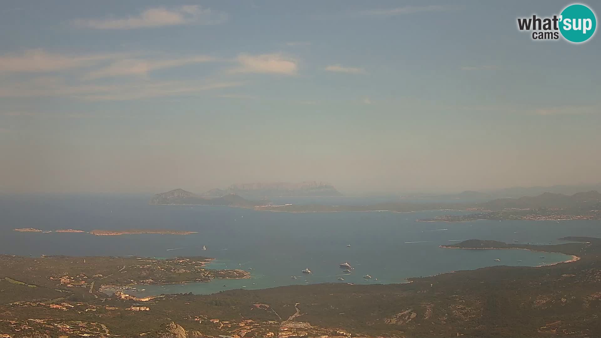 Monte Moro webcam Costa Smeralda vista panoramica Sardegna