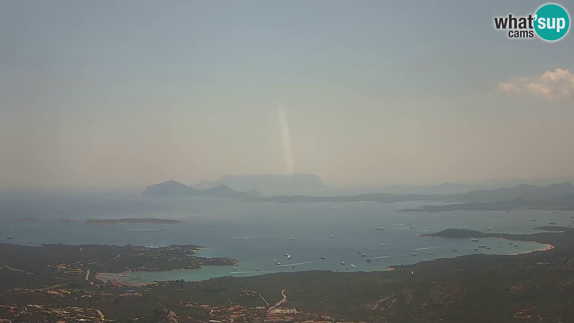 Monte Moro live cam Costa Smeralda Panoramablick Sardinien