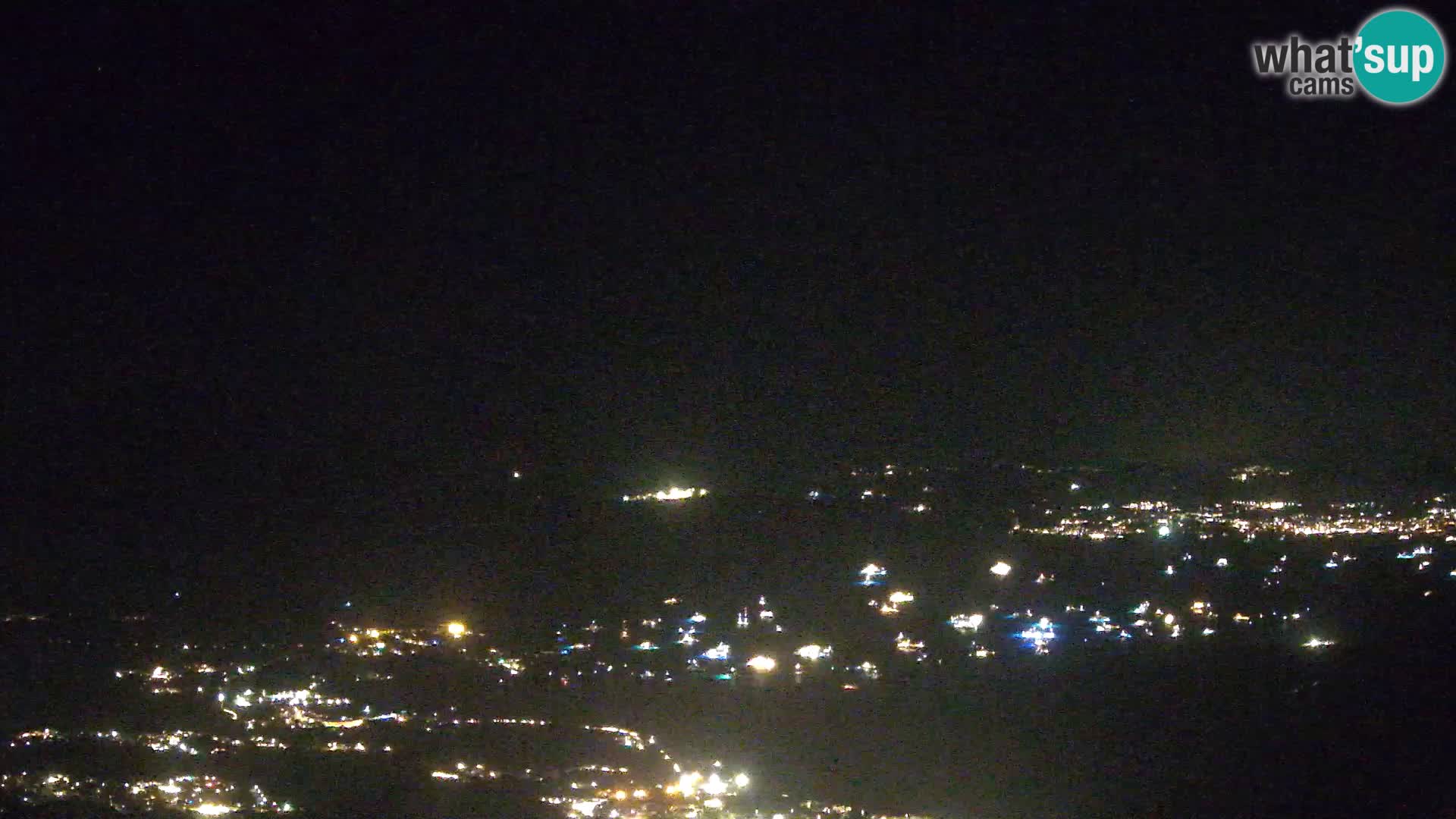 Monte Moro spletna kamera Costa Smeralda panoramski pogled na Sardinijo
