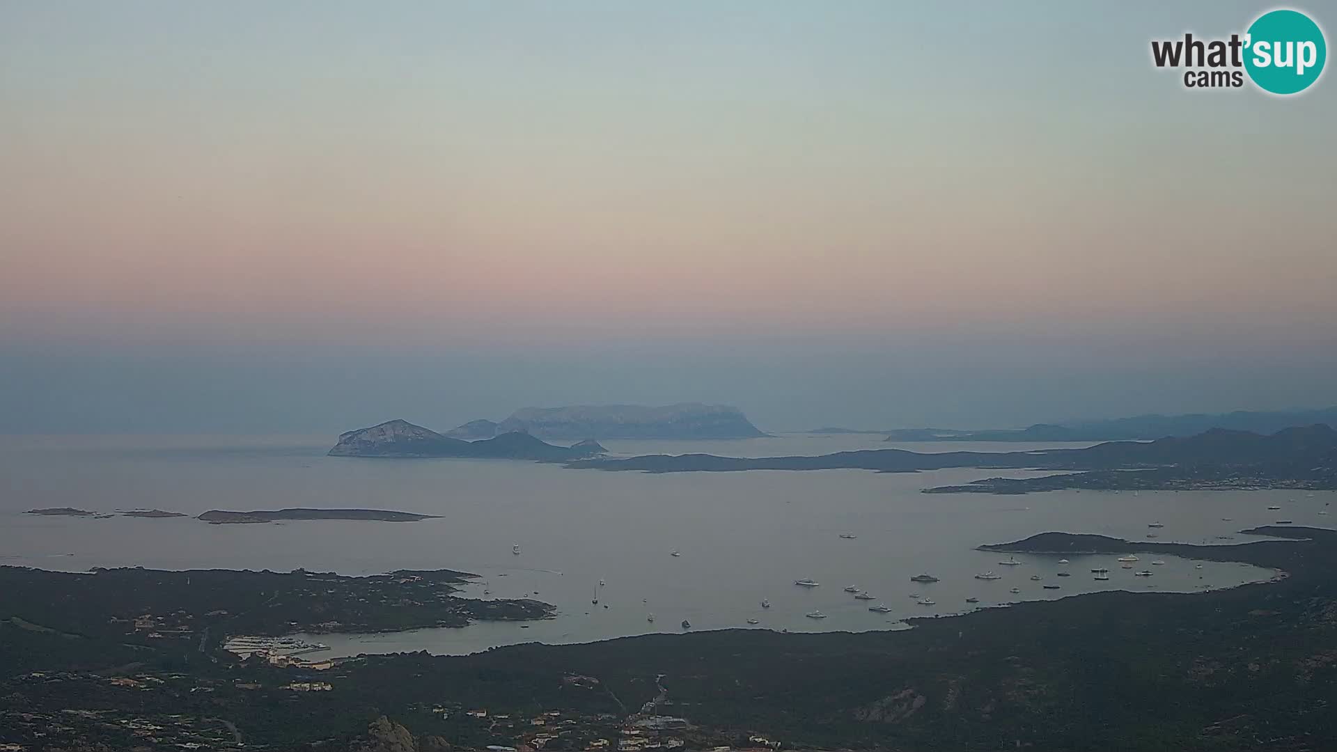 Monte Moro livecam Costa Smeralda vue panoramique Sardaigne