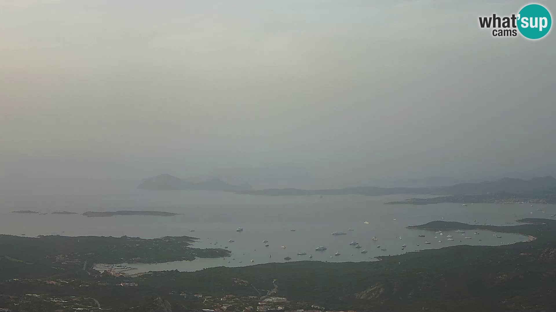 Monte Moro webcam Costa Smeralda panoramic view Sardinia