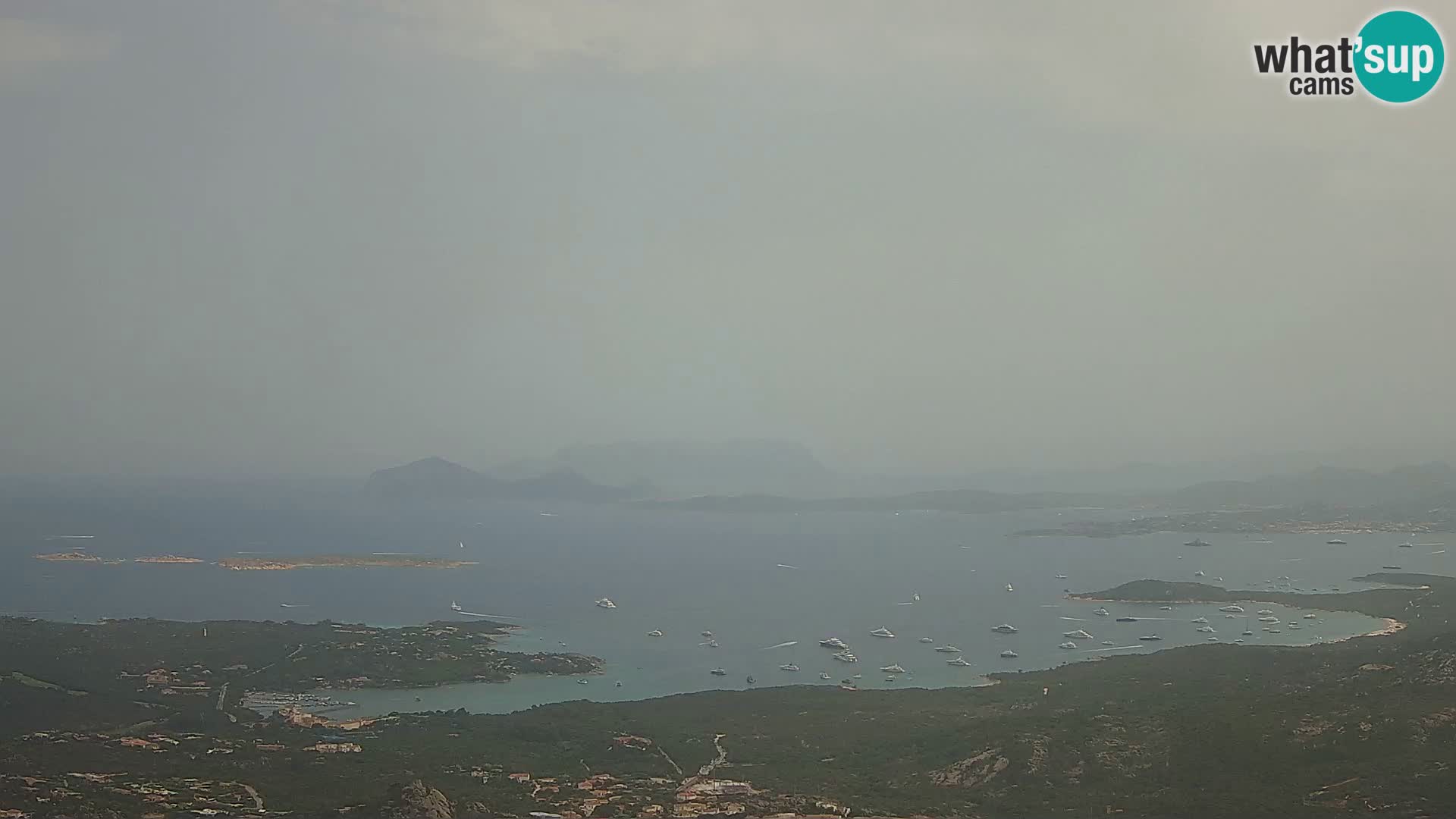 Monte Moro live cam Costa Smeralda Panoramablick Sardinien