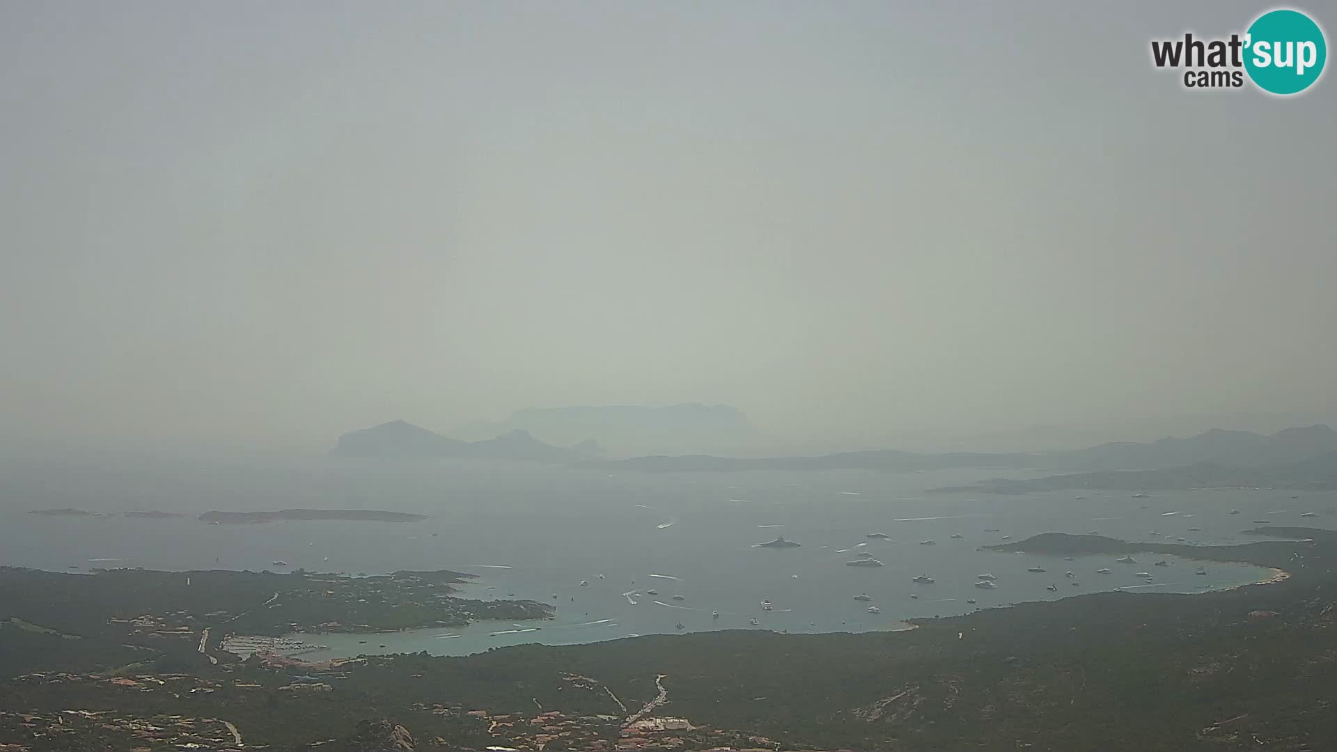 Monte Moro live cam Costa Smeralda Panoramablick Sardinien