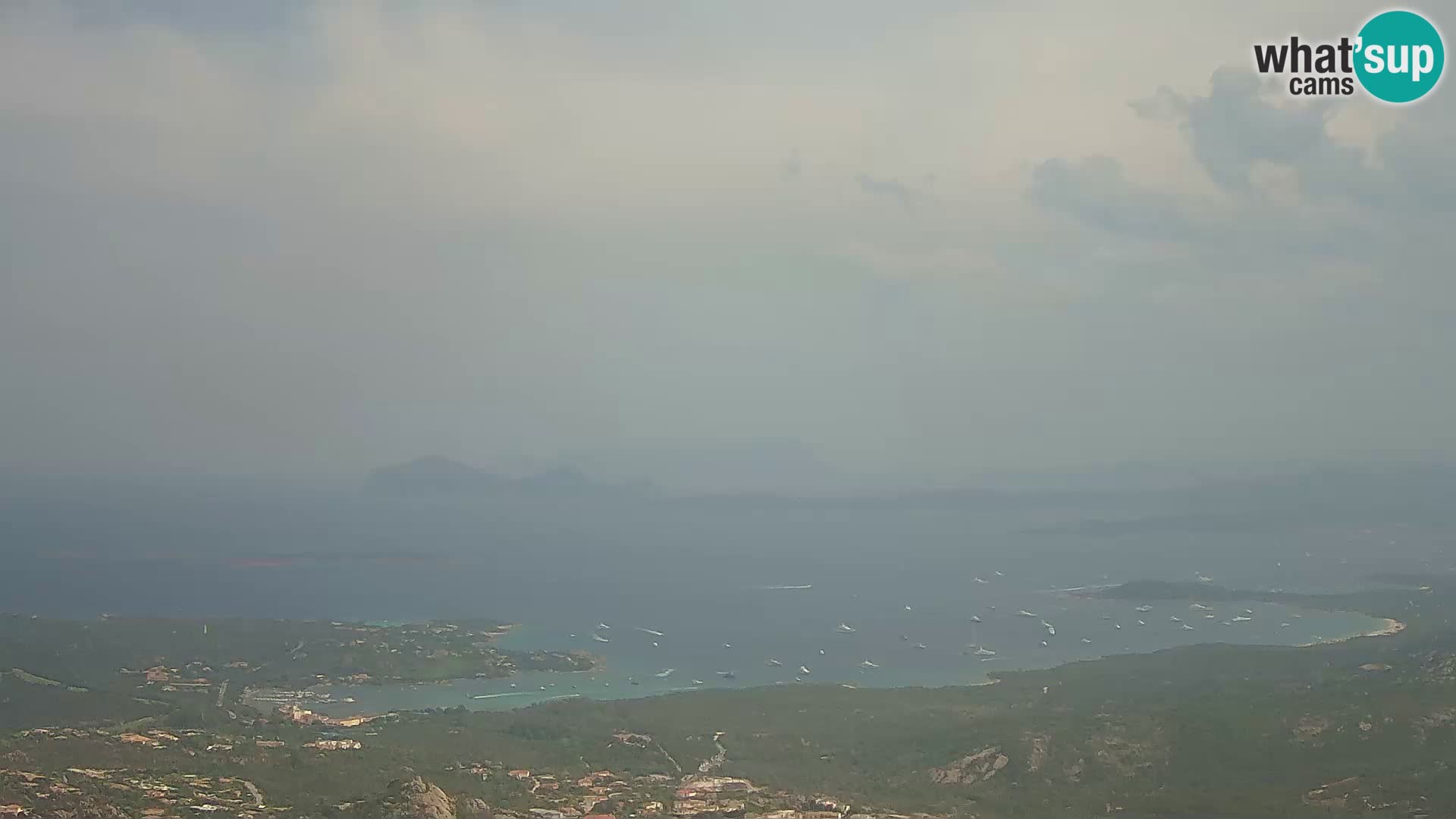 Monte Moro camera en vivo Costa Smeralda vista panorámica Cerdeña