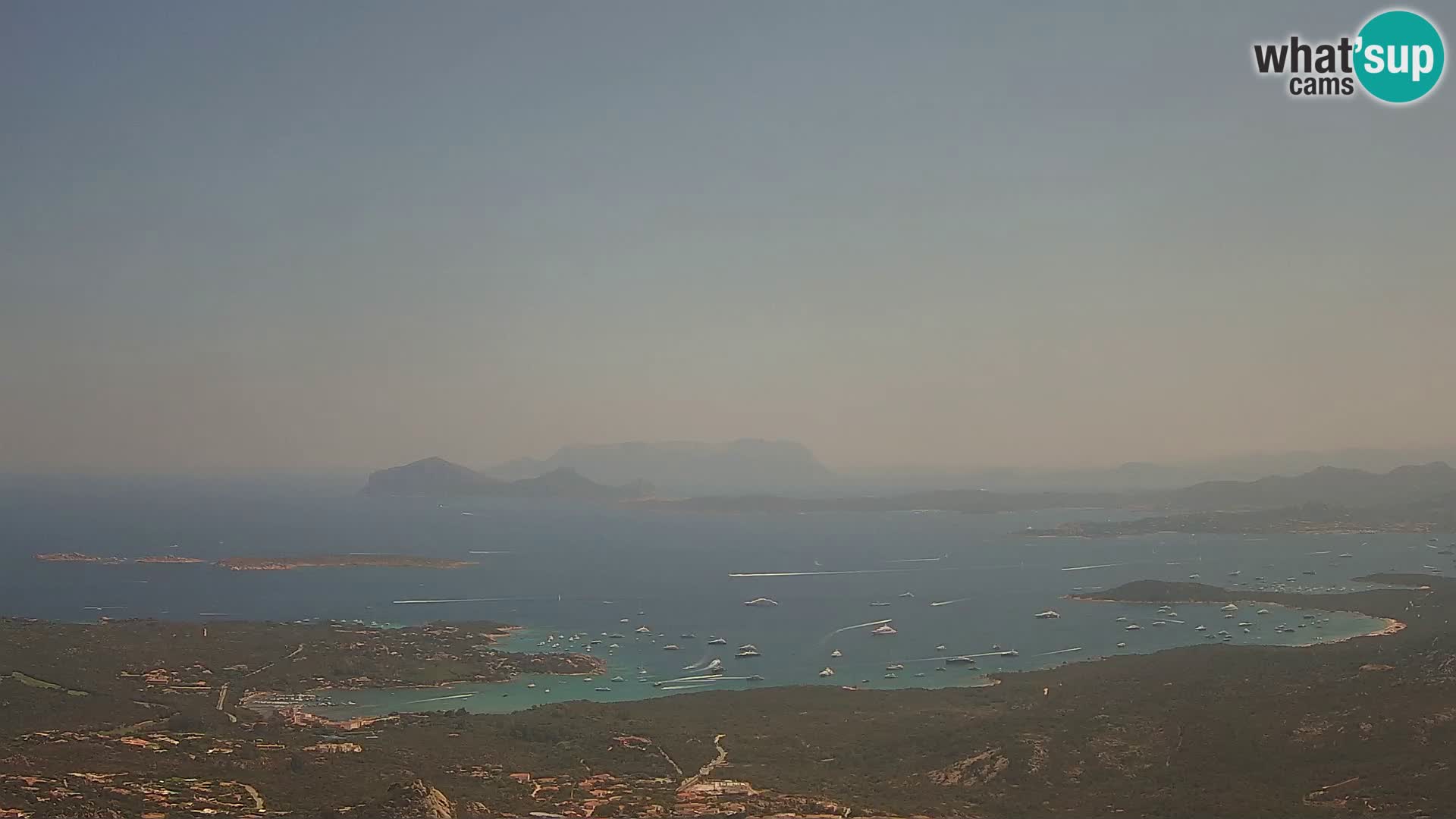 Monte Moro camera en vivo Costa Smeralda vista panorámica Cerdeña