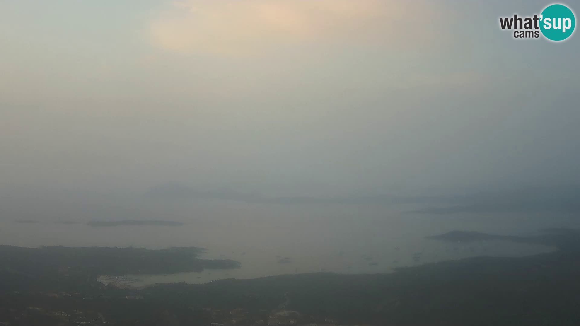 Monte Moro web kamera Costa Smeralda panoramski pogled na Sardiniju
