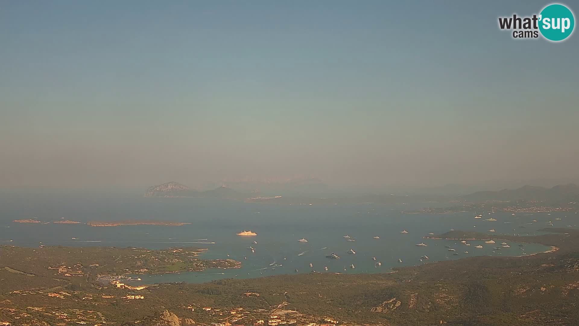 Monte Moro live cam Costa Smeralda Panoramablick Sardinien